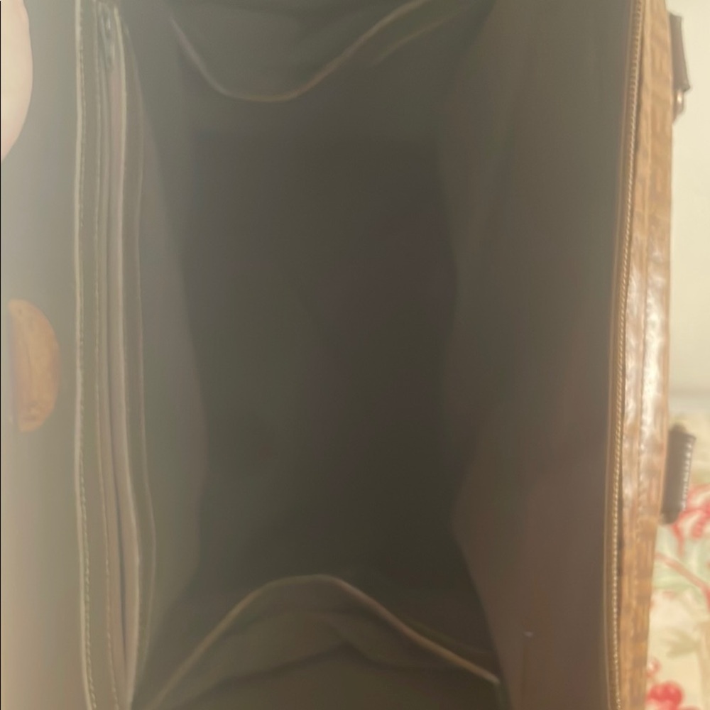 Fendi Zucca 48h Boston Brown Duffel Travel Bag with Monogram Design Unisex As Is - Picture 13 of 13